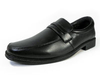 FOMALHAUT ローファー スリッポン ビジネスシューズ 黒 ワイズ3E（EEE） 28cm（28.0cm）【大きいサイズ（ビッグサイズ）メンズ紳士靴】（us3806-blk）