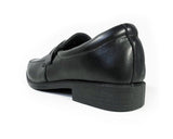 FOMALHAUT ローファー スリッポン ビジネスシューズ 黒 ワイズ3E（EEE） 28cm（28.0cm）【大きいサイズ（ビッグサイズ）メンズ紳士靴】（us3806-blk）