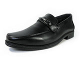 FOMALHAUT ビットローファー スリッポン ビジネスシューズ 黒 ワイズ3E（EEE） 28cm（28.0cm）【大きいサイズ（ビッグサイズ）メンズ紳士靴】（us3807-blk）